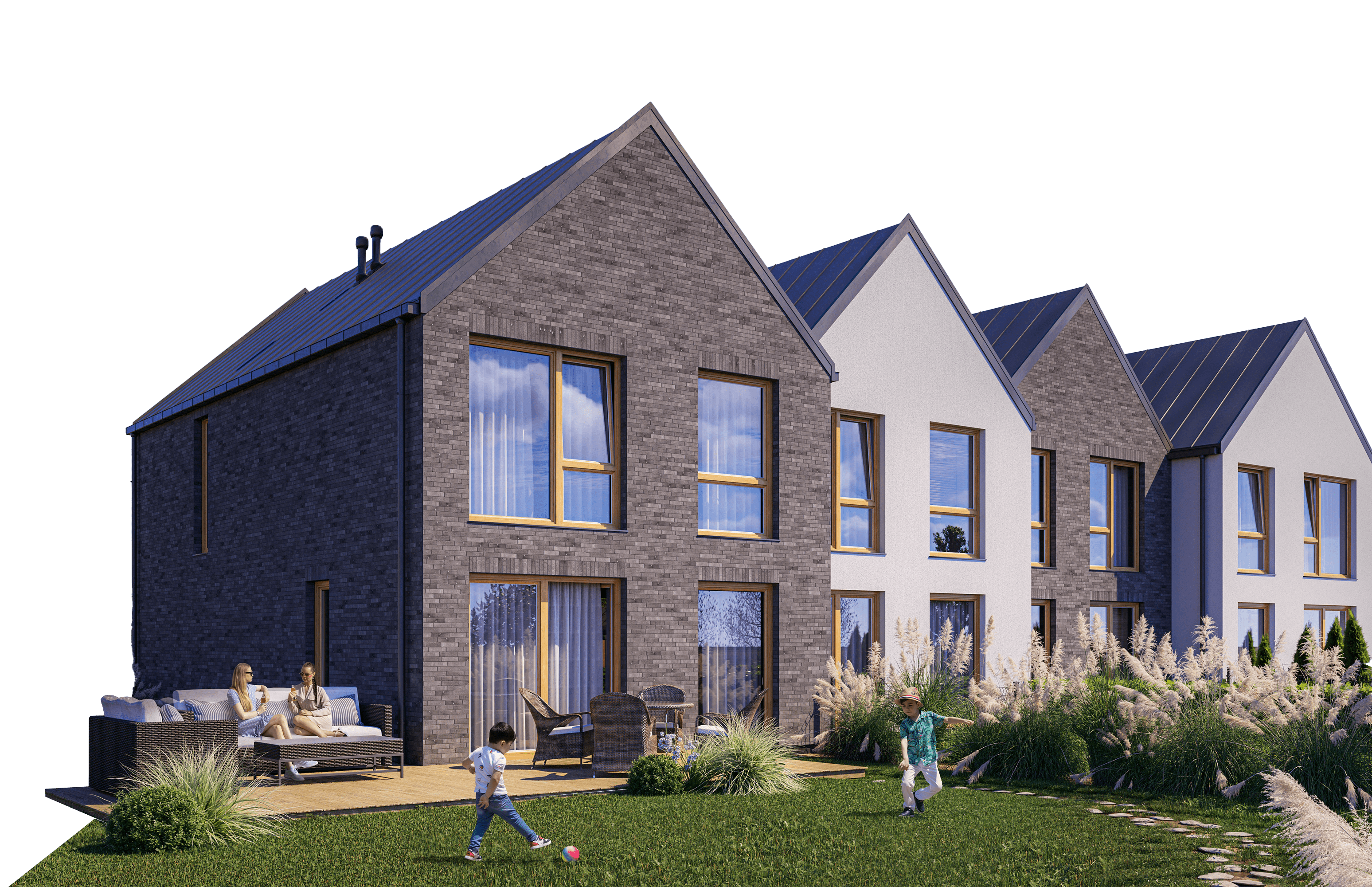 Wizualizacja 3D budynku mieszkalnego dla dewelopera