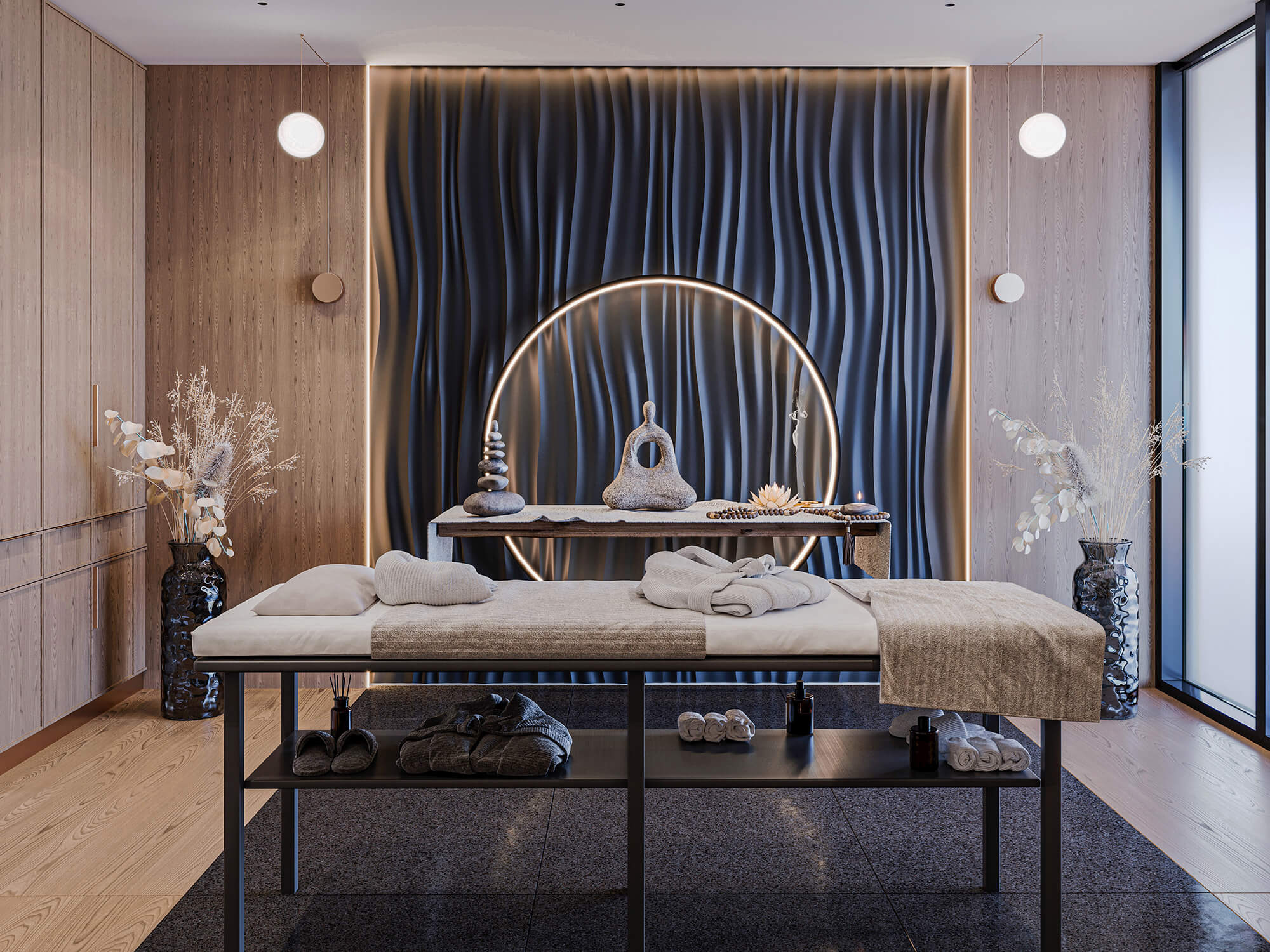 Hotelowy salon masażu.