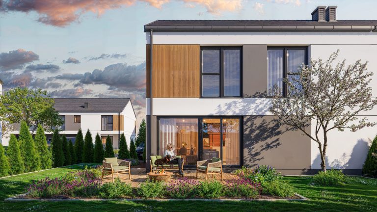 Osiedle domów w Lublinie