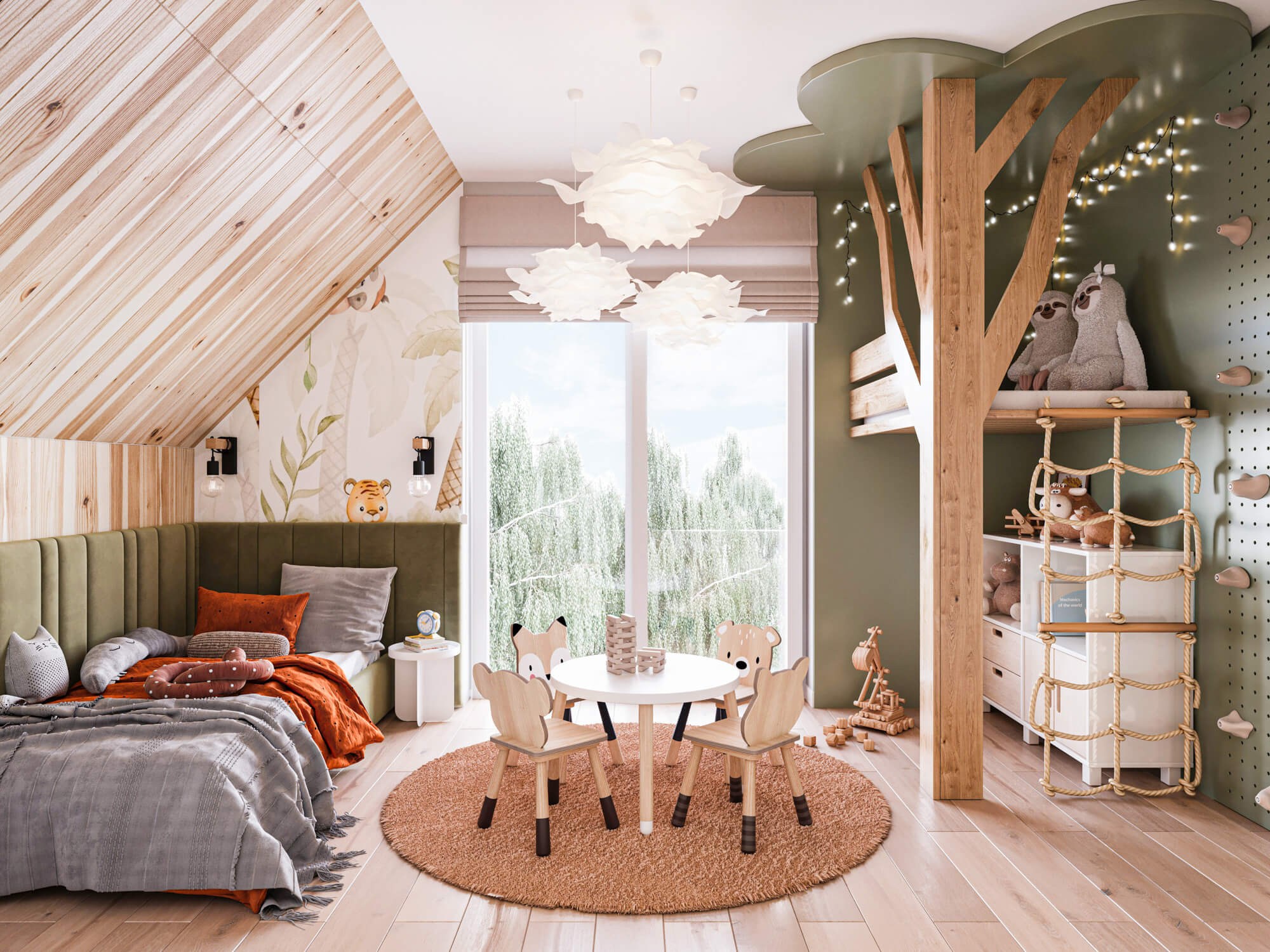 wizualizacje 3D dla deweloperow — wizualizacja wnetrza apartamentu