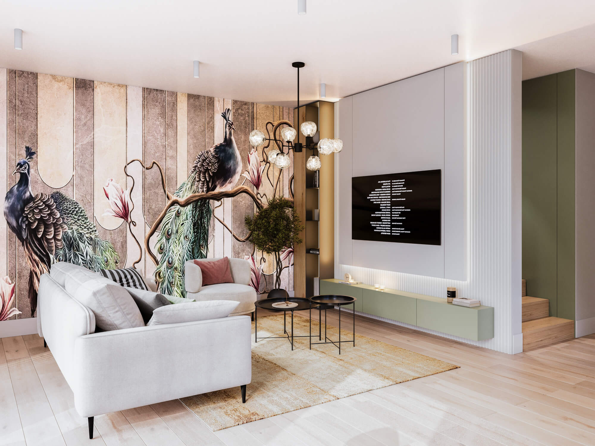 wizualizacje 3D dla deweloperow — wizualizacja wnetrza apartamentu