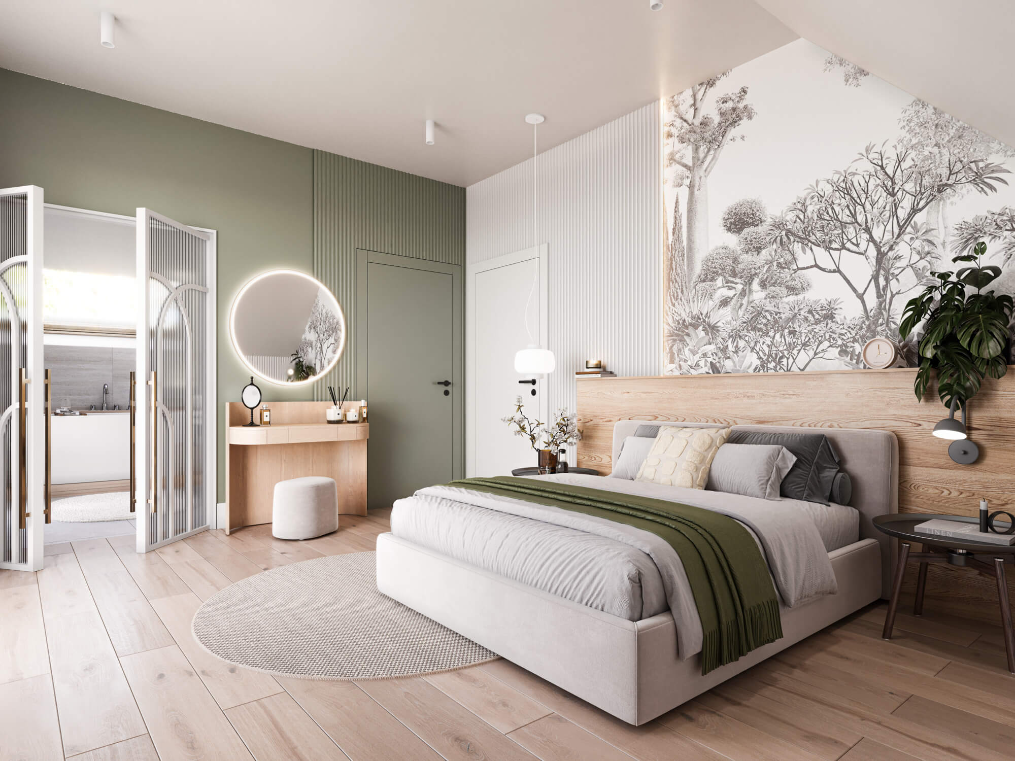 wizualizacje 3D dla deweloperow — wizualizacja wnetrza apartamentu