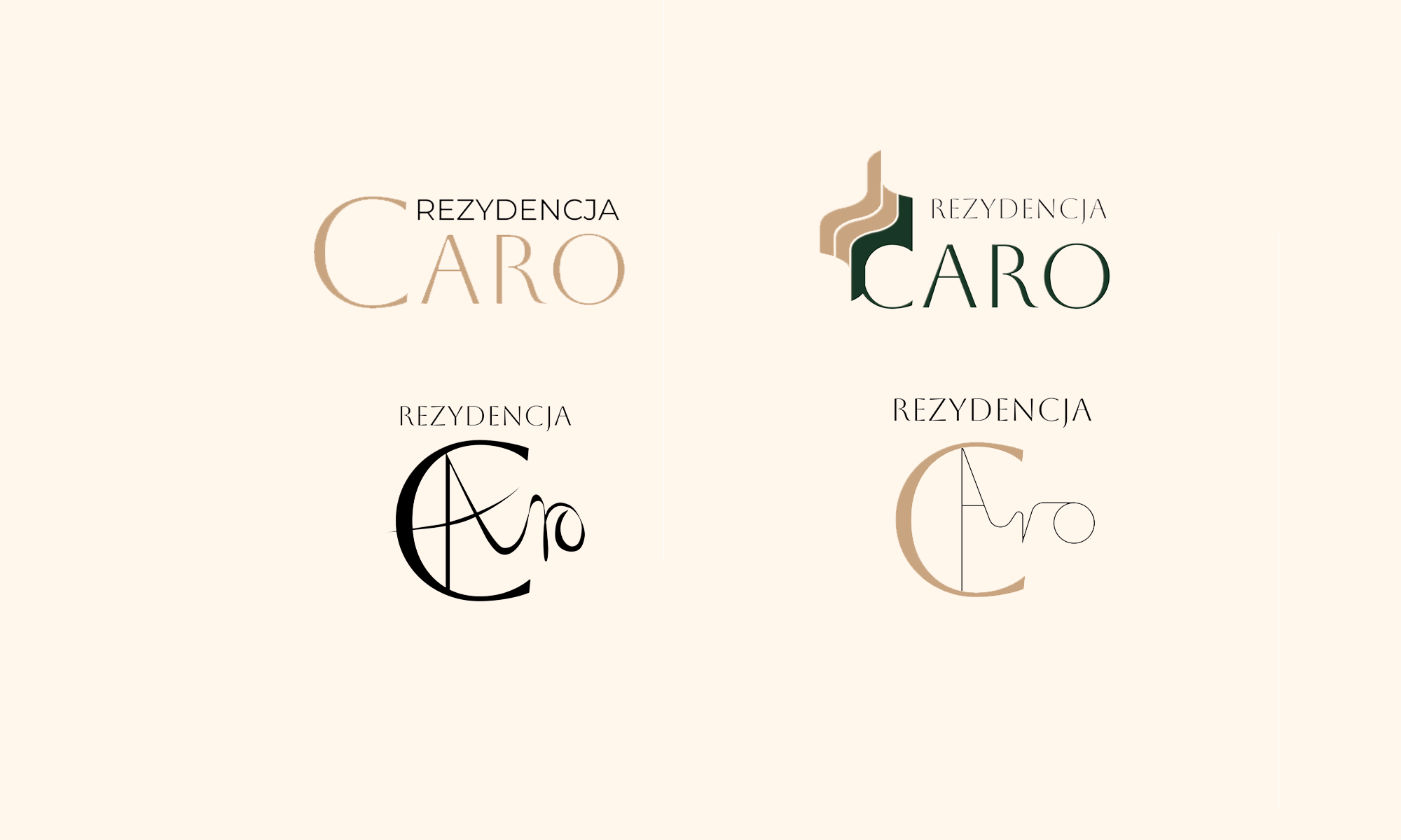 caro-logo materiały drukowane inwestycji Rezydencja Caro