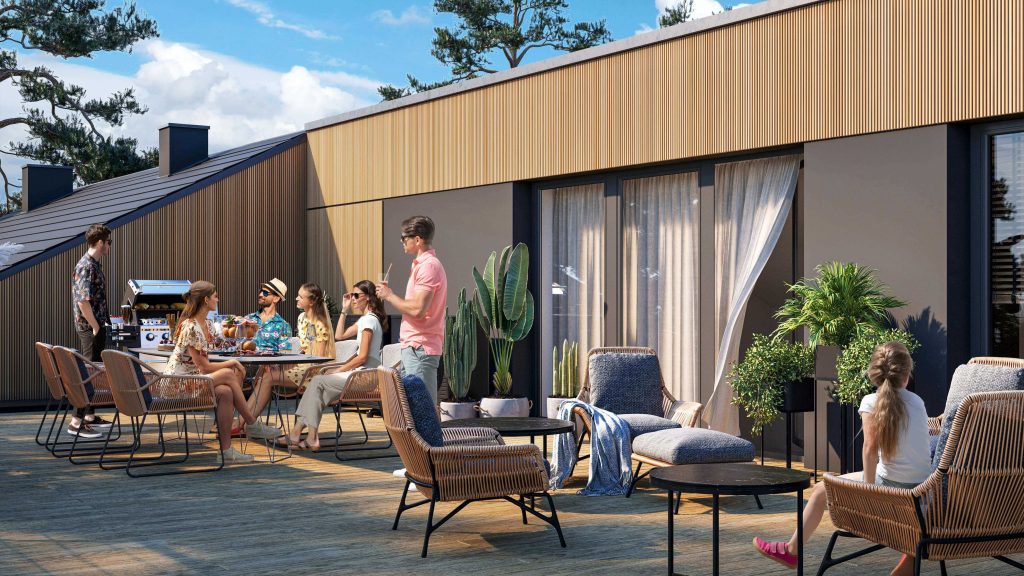 Wizualizacje budynku bliźniaczego