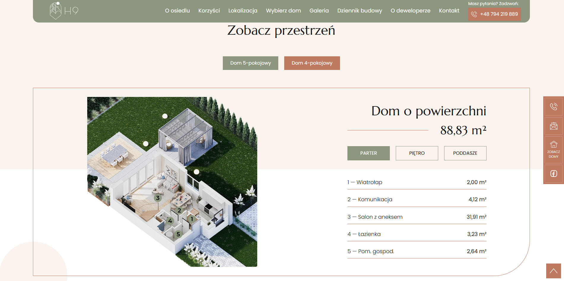 H9_rzuty3d zrzut ekranu ze strony internetowej inwestycji H9