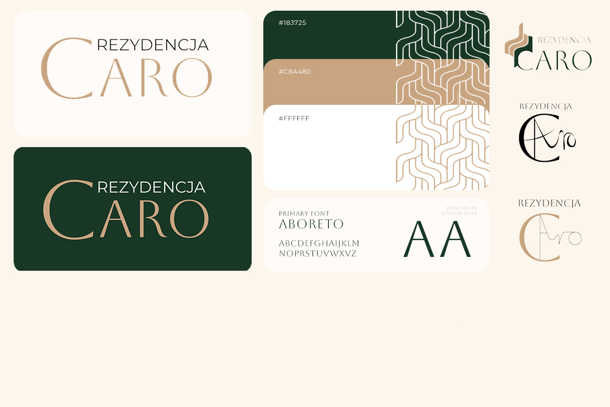 materiały drukowane inwestycji Rezydencja Caro
