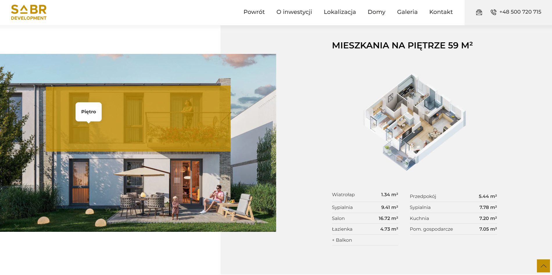 scr_strona_internetowa_brzoskwiniowa rzut 3D na stronie internetowej inwestycji - Kokonat