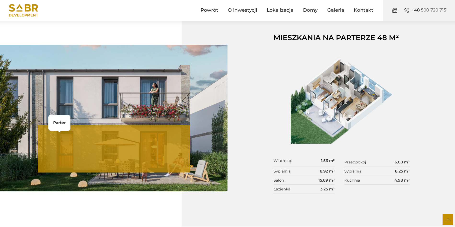 zrzut ekranu ze strony internetowej inwestycji brzoskwiniowa