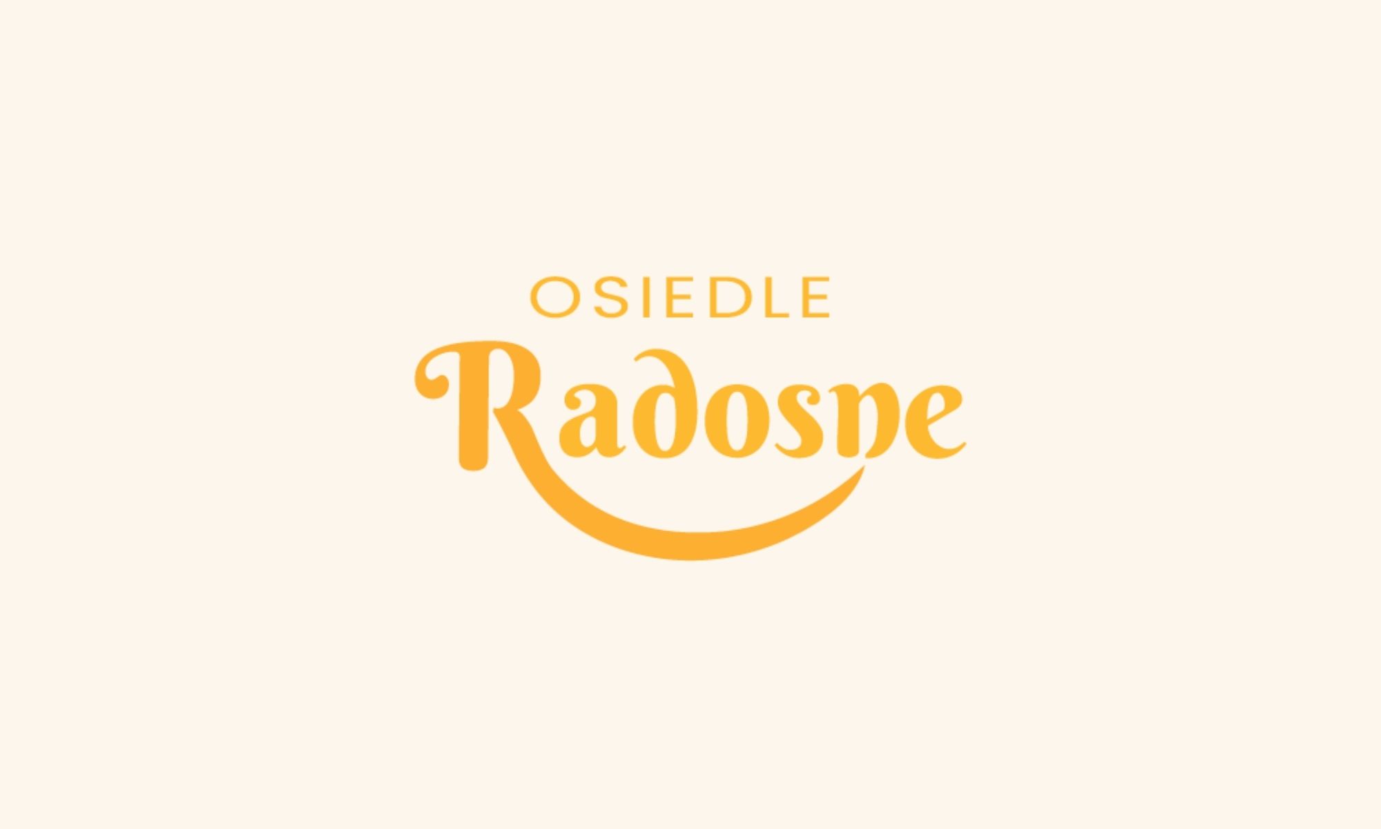 osiedleradosne-logo materiały graficzne inwestycji Osiedle Radosne