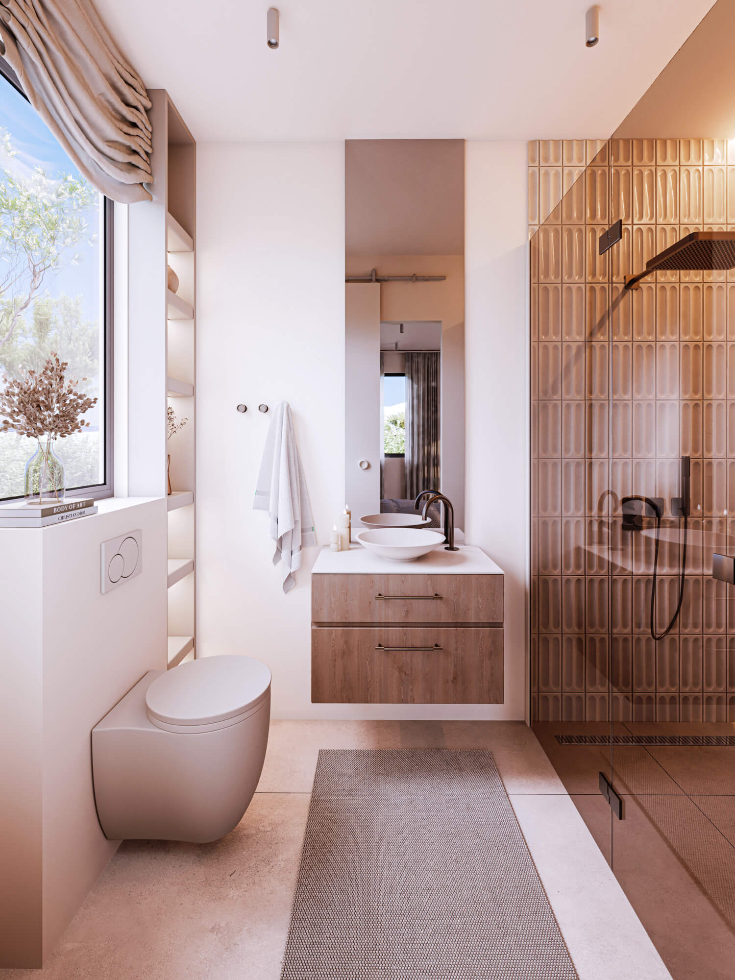 Wizualizacje 3D inwestycji Obonjan Resort - łazienka