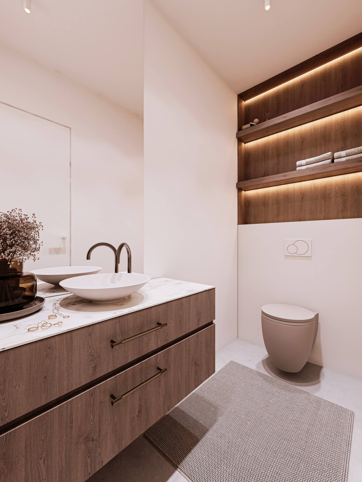 Wizualizacje 3D inwestycji Obonjan Resort - toaleta