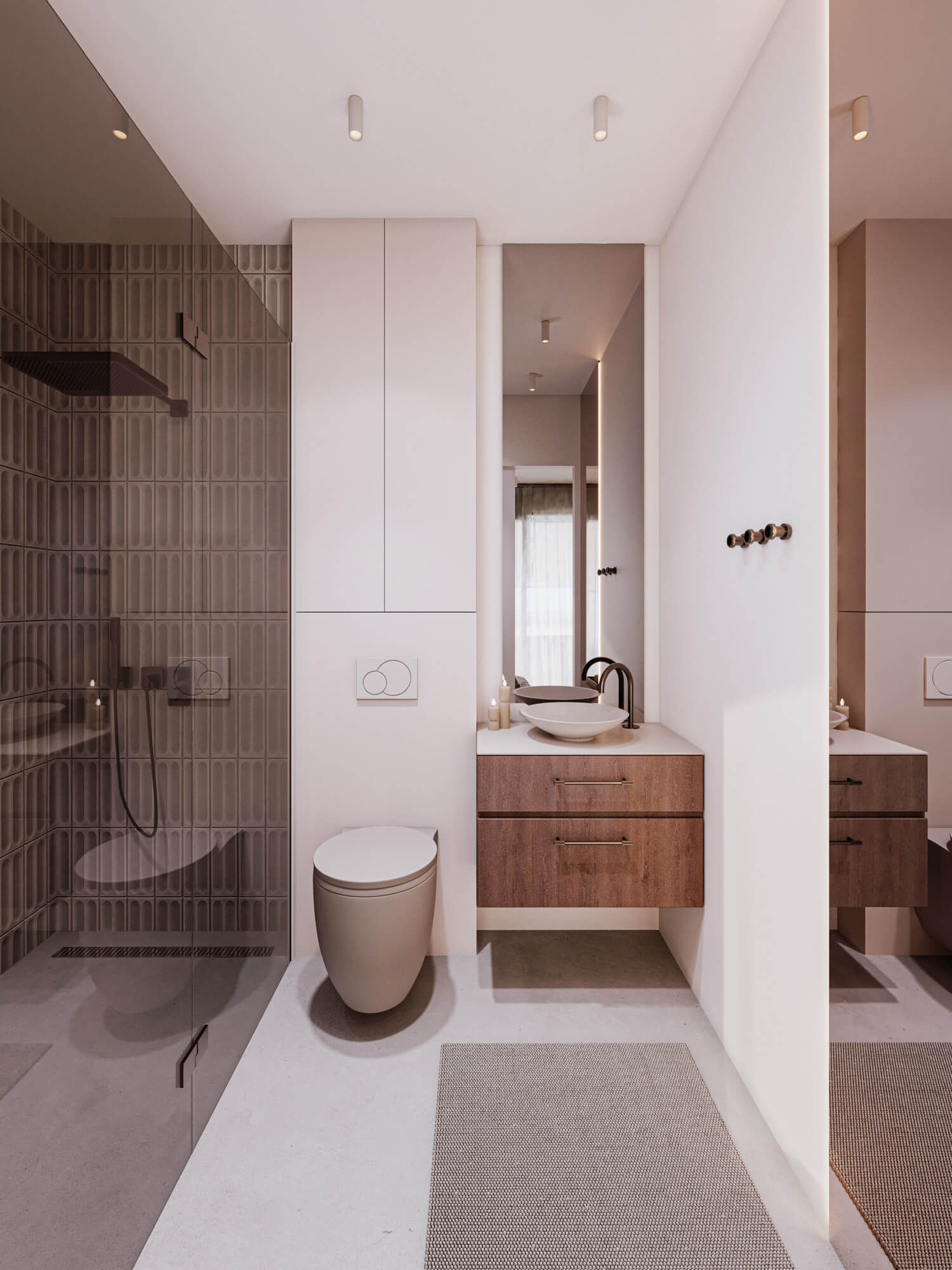 Wizualizacje 3D inwestycji Obonjan Resort - łązienka