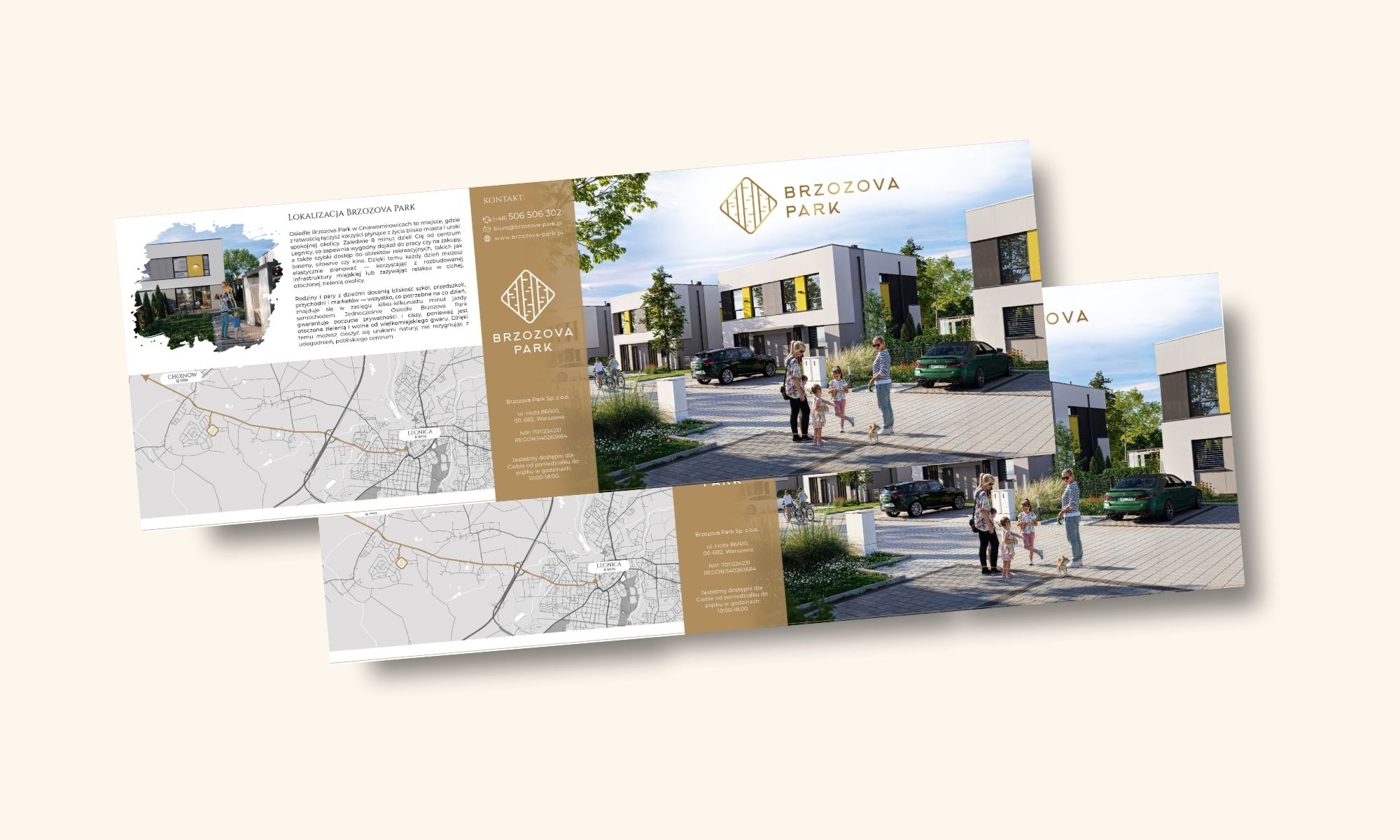 brzozowapark-ulotka materiały graficzne Brzozova Park