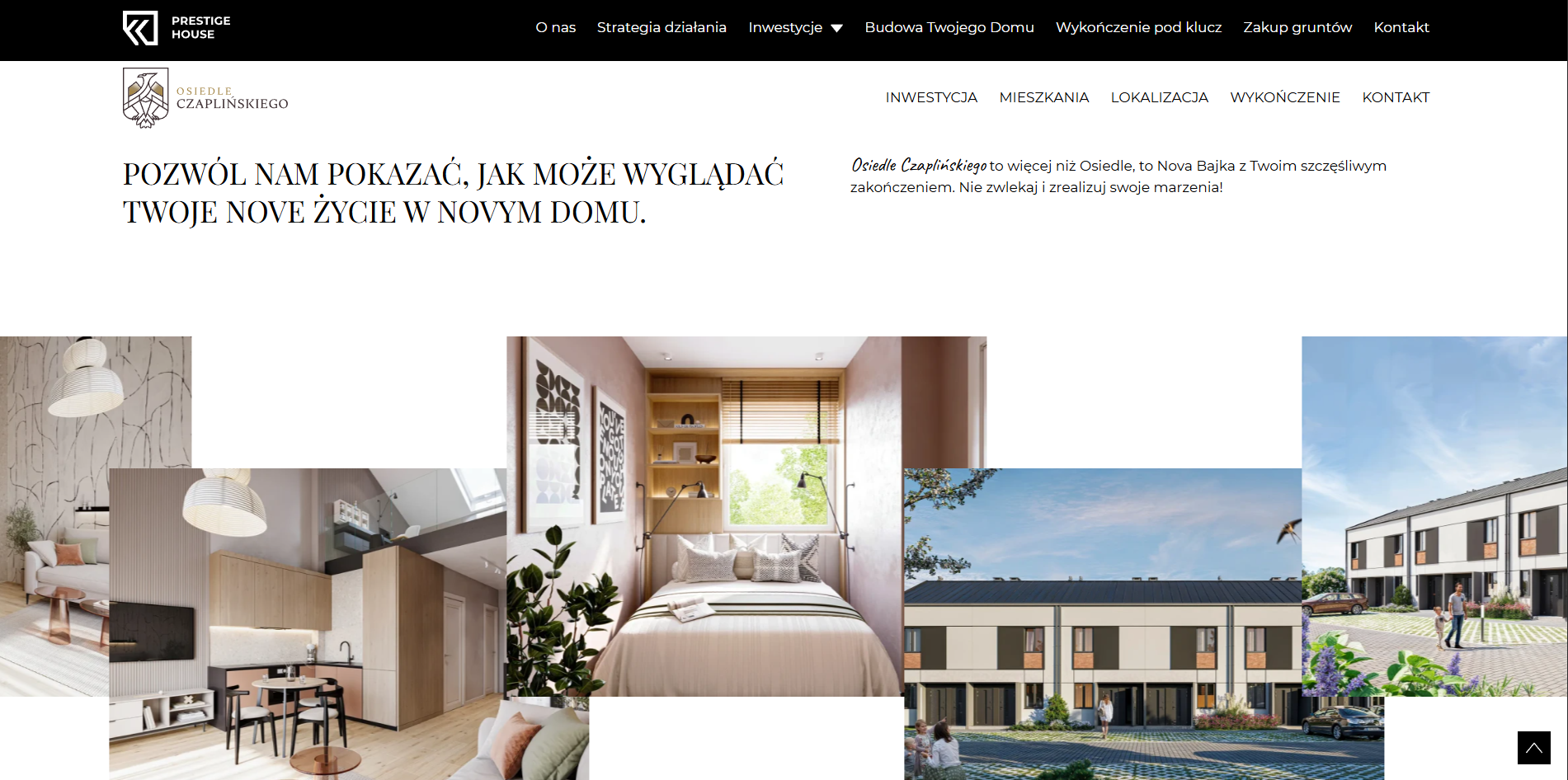 czplinksiego-galeria zrzut ekranu ze strony internetowej Osiedla Czaplińskiego