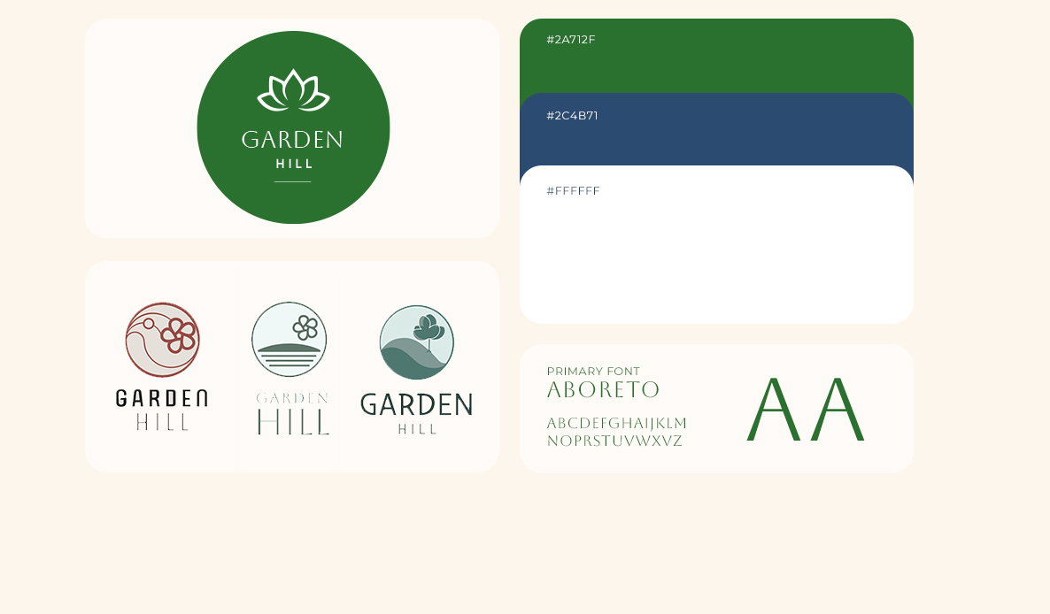 gardenhill-logo materiały drukowane inwestycji Garden Hill