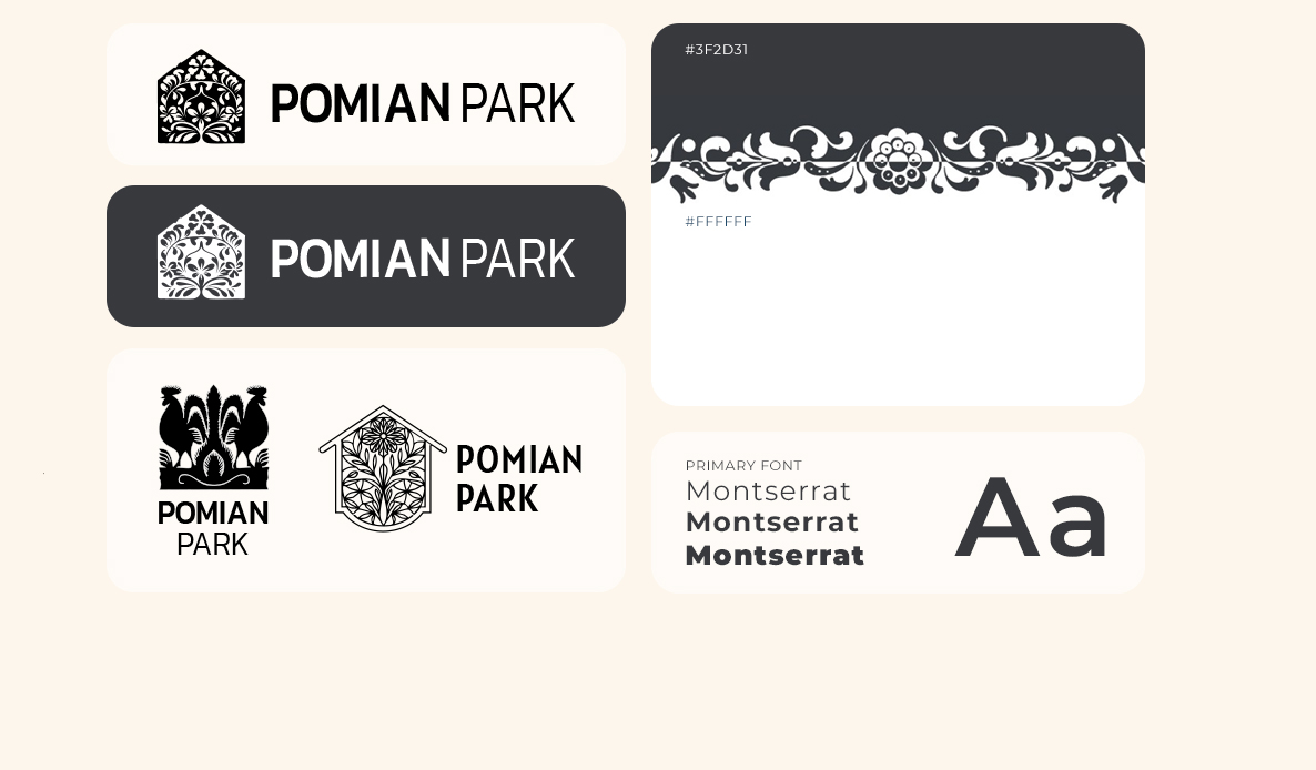 materiały drukowane inwestycji Pomian Park