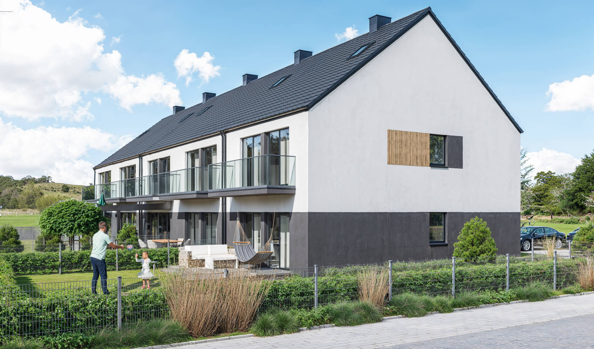 Wizualizacje 3D inwetyscji Widokovo Apartamenty - widok budynku od ulicy